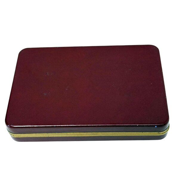 Vintage Kreisler Key Chain Box Red Retro Jewelry Display Packaging 3.5x5" - Picture 9 of 10